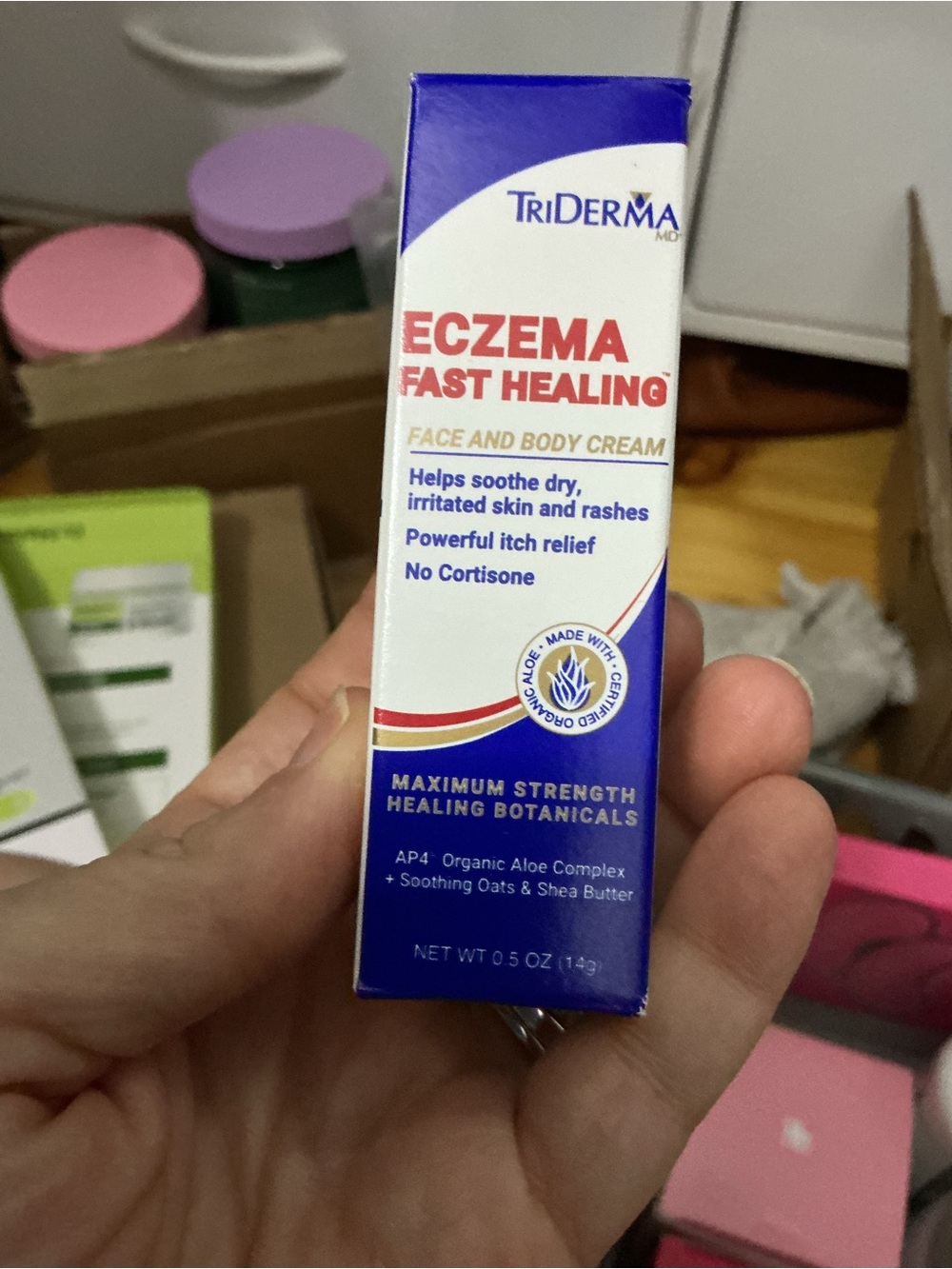 Eczema Fast Healing Face & Body Cream - Blue/White